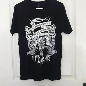 Anticarnist organic vegan tee